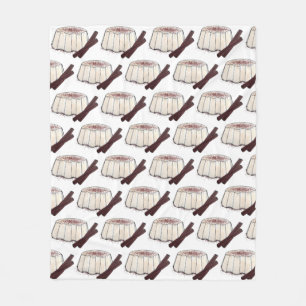 Tembleque Puerto Rican nieuwjaar kokosnoot Pudding Fleece Deken