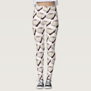 Tembleque Puerto Rican nieuwjaar kokosnoot Pudding Leggings