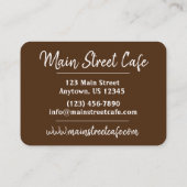 Tembleque Puerto Rican nieuwjaar kokosnoot Pudding Visitekaartje (Achterkant)