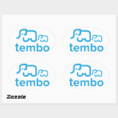 Tembo ovale Sticker (Vel)