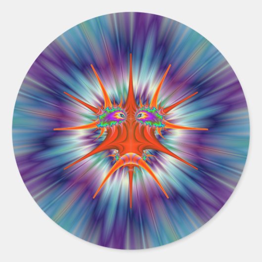 Tembusu Bug Ronde Sticker (Voorkant)