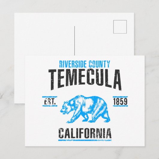 Temecula Briefkaart (Voorkant / Achterkant)