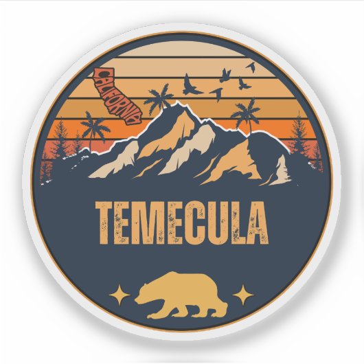 Temecula, Californië Sticker (Voorkant)