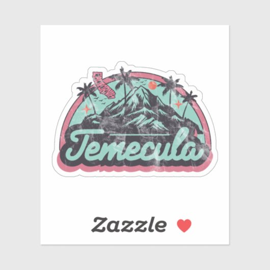Temecula, Californië Sticker (Vel)