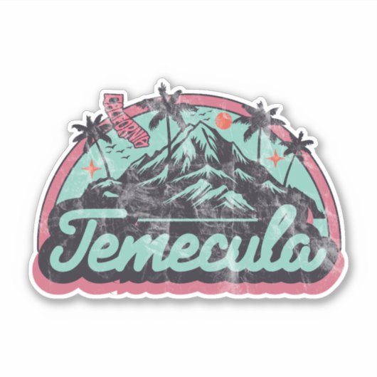 Temecula, Californië Sticker (Voorkant)