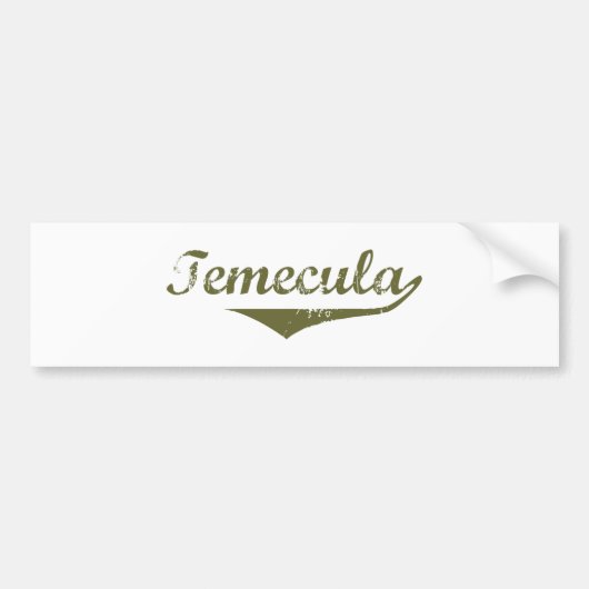 Temecula Revolutie in shirten Bumpersticker (Voorkant)