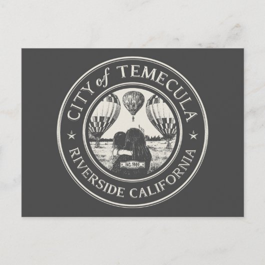 TEMECULA RIVERSIDE CALIFORNIË BRIEFKAART (Voorkant)