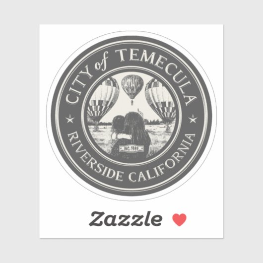 TEMECULA RIVERSIDE CALIFORNIË STICKER (Vel)