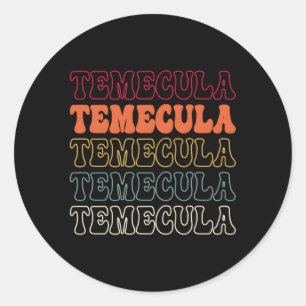 Temecula Ronde Sticker
