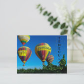Temecula Wijnland Hete Luchtballon Briefkaart (Staand voorkant)