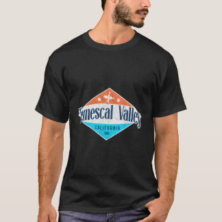 Temescal Valley California Beach Flag Surf ca Vint T-shirt