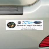 Temescal Wilde Vloer Bumpersticker (Op auto)
