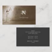 Temis en monogram visitekaartje (Voorkant / Achterkant)