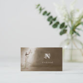 Temis en monogram visitekaartje (Staand voorkant)