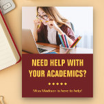 Temlerbrochure op school<br><div class="desc">Reclamebrochure. Pas het met uw eigen tekst aan en verspreid het woord.</div>