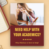 Temlerbrochure op school