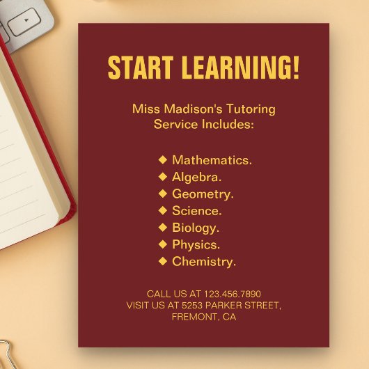 Temlerbrochure op school