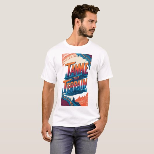 temmen het terrein t-shirt (Voorkant volledig)