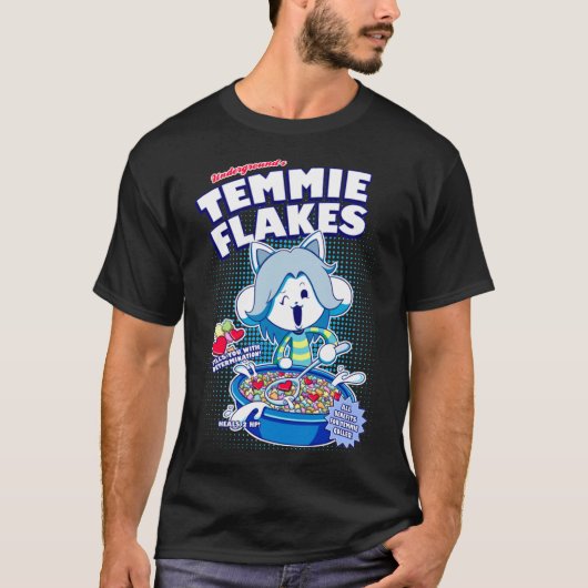 Temmie Flakes! Essential T-Shirt (Voorkant)