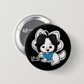 Temmy Ronde Button 5,7 Cm (Voorkant /achterkant)