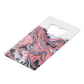 temp creditkaart flessenopener (Achterkant Gekanteld)