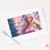 Temp V-S MB Rechthoekige Sticker (Envelop)