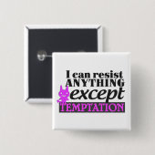 Tempation-knop Vierkante Button 5,1 Cm (Voorkant /achterkant)