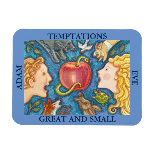 Tempations voor grote en kleine MAGNET Magneet (Horizontaal)