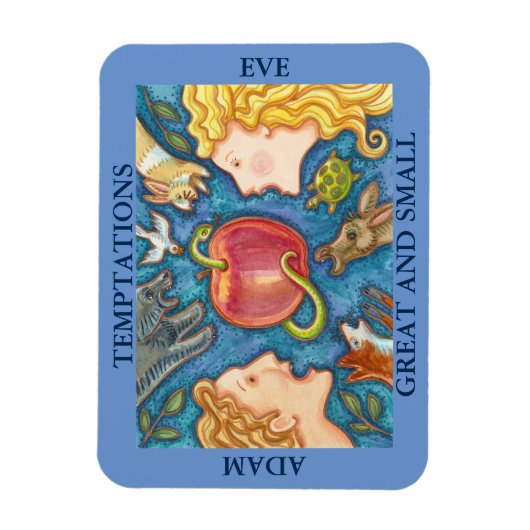 Tempations voor grote en kleine MAGNET Magneet (Verticaal)