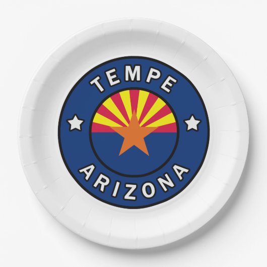 Tempe Arizona Papieren Bordje (Voorkant)