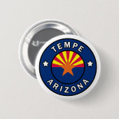 Tempe Arizona Ronde Button 5,7 Cm (Voorkant /achterkant)