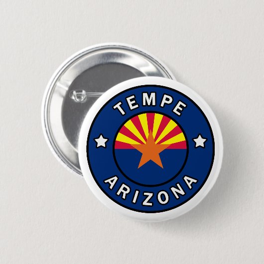 Tempe Arizona Ronde Button 5,7 Cm (Voorkant /achterkant)