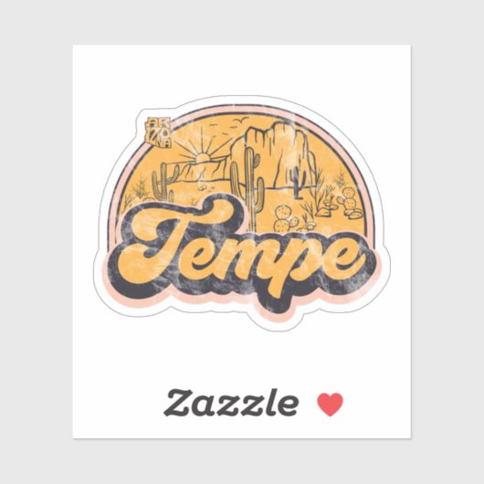 Tempe, Arizona Sticker (Vel)