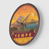 Tempe Arizona Sunset Bridge Grote Klok (Hoek)