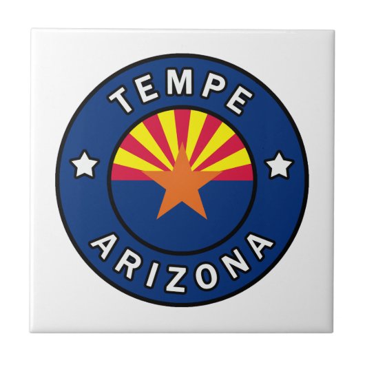 Tempe Arizona Tegeltje (Voorkant)