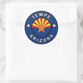 Tempe Arizona Vierkante Sticker (Tas)