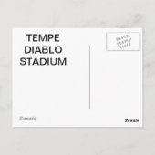 Tempe Diablo Stadium Briefkaart (Achterkant)