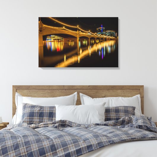 Tempe Town Lake Arizona Canvas Afdruk (Insitu (Slaapkamer))