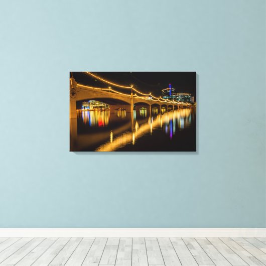 Tempe Town Lake Arizona Canvas Afdruk (Insitu (Houten vloer))