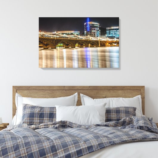 Tempe Town Lake Arizona Canvas Afdruk (Insitu (Slaapkamer))