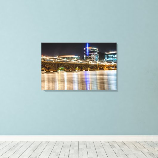 Tempe Town Lake Arizona Canvas Afdruk (Insitu (Houten vloer))