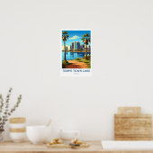 Tempe Town Lake Arizona Reisprint Poster (Keuken)