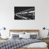 Tempe Town Lake bij nacht Canvas Afdruk (Insitu (Slaapkamer))