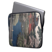 Tempel aan de rivier - Japan Laptop Sleeve (Voorkant Links)