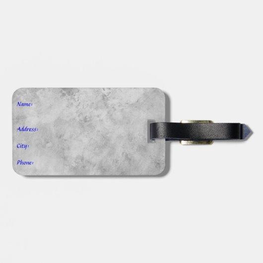 TEMPEL BAGAGELABEL (Achterkant horizontaal)