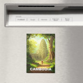 Tempel in Angkor Wat Cambodja Magneet (Insitu (Vaatwasser))