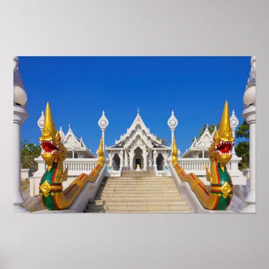 Tempel in Krabi Thailiand Poster (Voorkant)