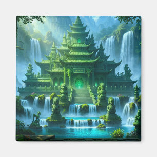 Tempel Kasteel van de Geheime Jade Troon Magneet