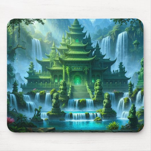 Tempel Kasteel van de Geheime Jade Troon Muismat (Voorkant)