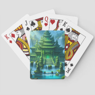 Tempel Kasteel van de Geheime Jade Troon Pokerkaarten